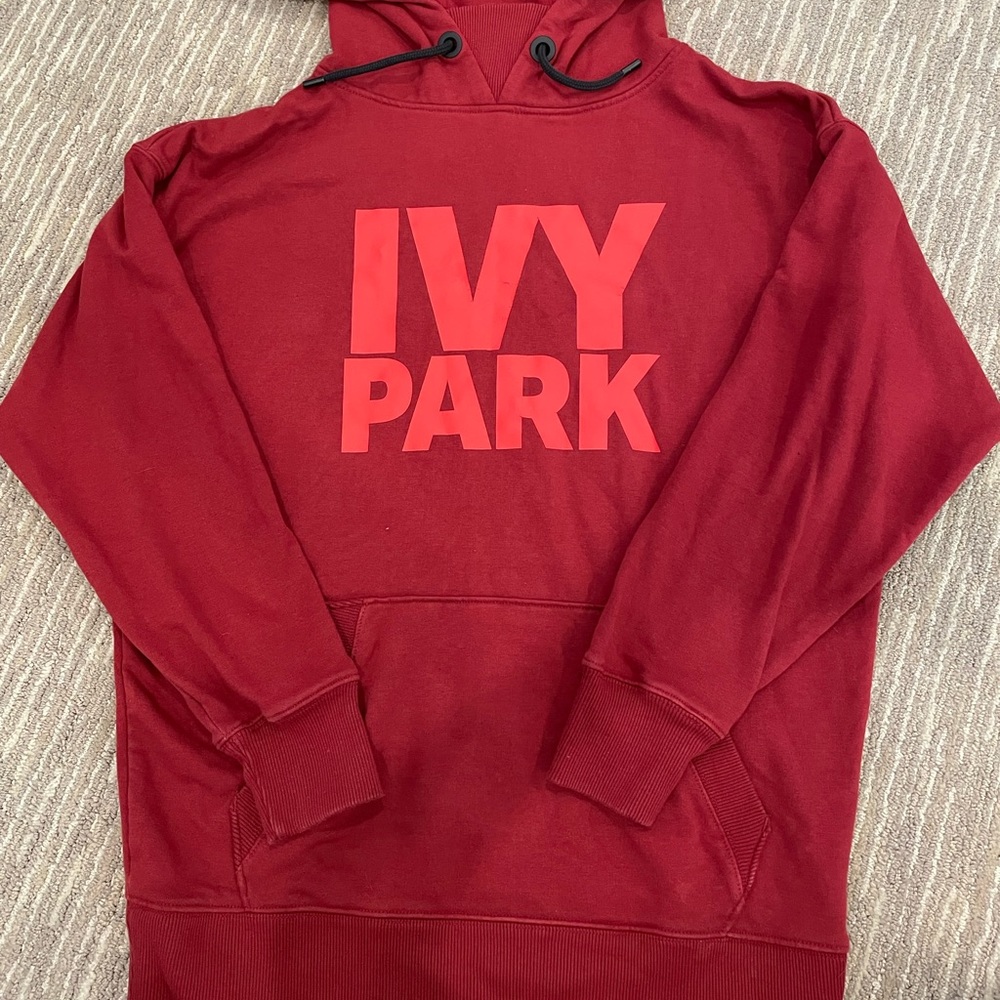 Ivy Park Red hoodie Oversized sweatshirt size Small